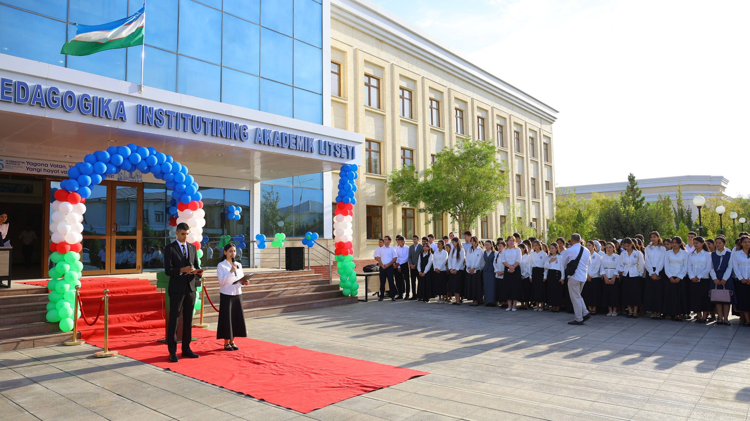 THE NEW ACADEMIC YEAR BEGAN IN A FESTIVE ATMOSPHERE AT THE ACADEMIC LYCEUM OF URGENCH STATE PEDAGOGICAL INSTITUTE