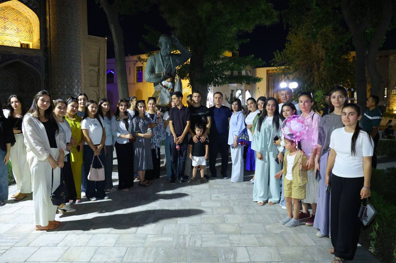 UrSPI STUDENTS TOURING THE ANCIENT AND BEAUTIFUL CITY OF BUKHARA AS PART OF THE “TRAVEL ACROSS THE HOMELAND” PROJECT!