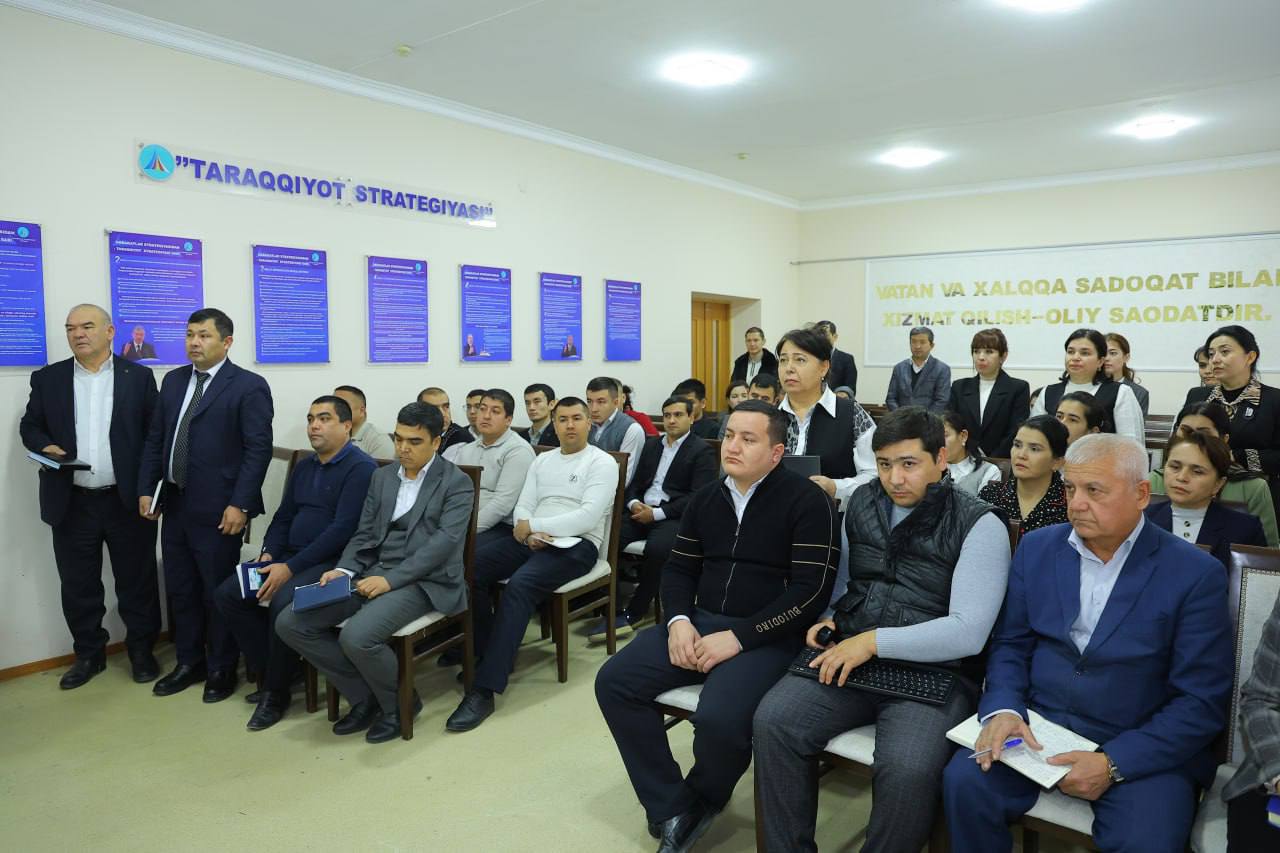 REKTORNING FAKULTETLAR KESIMIDA PROFESSOR-O‘QITUVCHILAR JAMOSI BILAN UCHRASHUVLARI BOSHLANDI