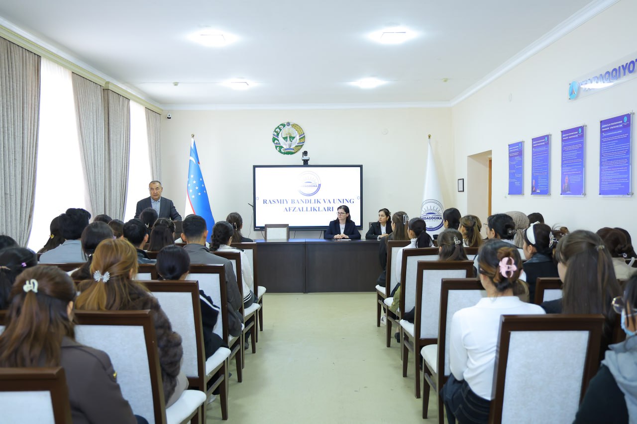 A ROUNDTABLE DISCUSSION ON THE TOPIC “OFFICIAL EMPLOYMENT AND ITS ADVANTAGES” WAS HELD AT URGANCH STATE PEDAGOGICAL INSTITUTE.