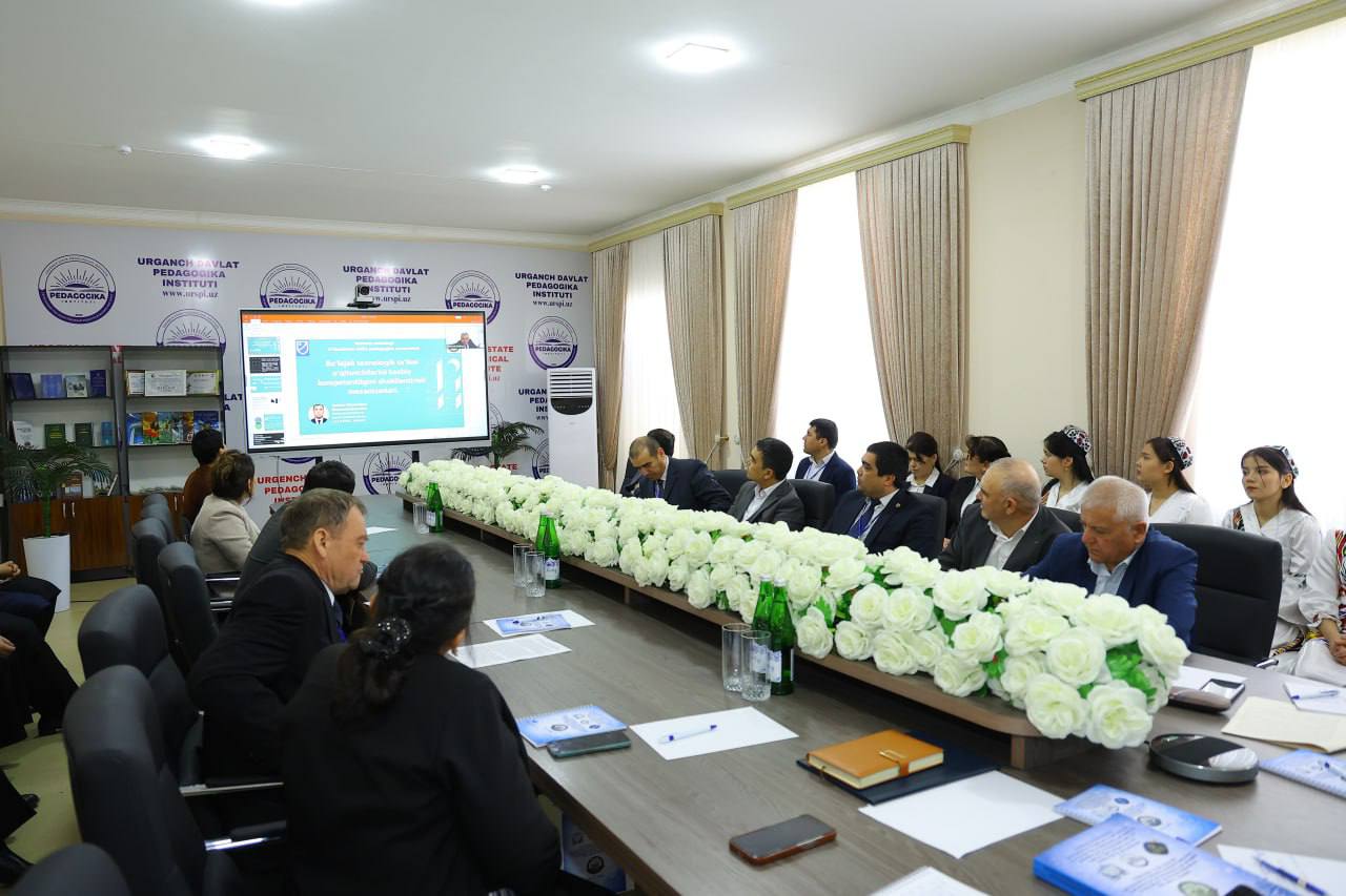В УРГЕНЧСКОМ ГОСУДАРСТВЕННОМ ПЕДАГОГИЧЕСКОМ ИНСТИТУТЕ СОСТОЯЛАСЬ РЕСПУБЛИКАНСКАЯ НАУЧНАЯ КОНФЕРЕНЦИЯ НА ТЕМУ «СОВРЕМЕННЫЕ ПОДХОДЫ К ПРЕПОДАВАНИЮ СПЕЦИАЛЬНЫХ ДИСЦИПЛИН НАПРАВЛЕНИЯ ТЕХНОЛОГИЧЕСКОГО ОБРАЗОВАНИЯ: АКТУАЛЬНЫЕ ВОПРОСЫ, ПРОБЛЕМЫ И РЕШЕНИЯ».