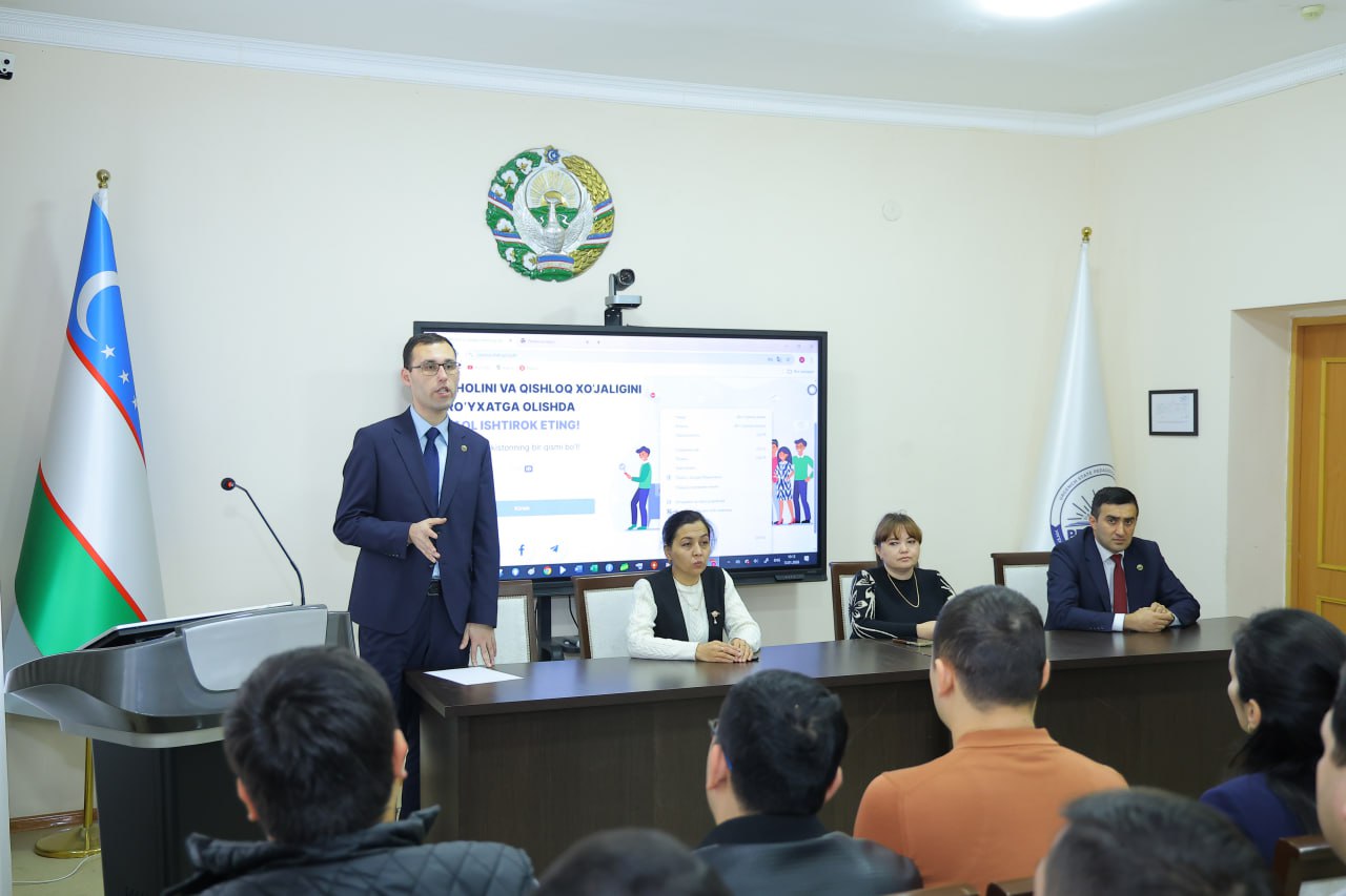 TRAINING SEMINARS AIMED AT ORGANIZING POPULATION AND AGRICULTURAL CENSUSES ARE CONTINUING AT UrSPI.