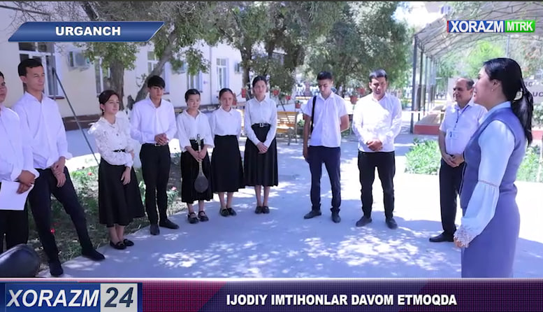 URGANCH DAVLAT PEDAGOGIKA INSTITUTIDA 2024/2025-O‘QUV YILI QABULI UCHUN O'TKAZILGAN KASBIY (IJODIY) IMTIHON JARAYONLARI 