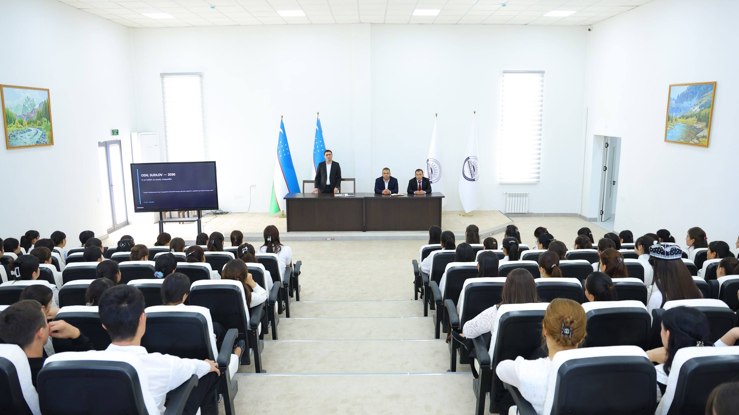 URGANCH DAVLAT PEDAGOGIKA INSTITUTIDA “ODIL SUDLOV — 2030” STRATEGIYASI MAZMUN-MOHIYATIGA BAG‘ISHLANGAN UCHRASHUV O‘TKAZILDI