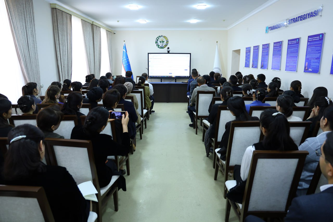 UrDPIDA “SCOPUS” VA “WEB OF SCIENCE” XALQARO MA’LUMOTLAR BAZALARIDA MAQOLA CHOP ETISH BO‘YICHA SEMINAR-TRENING O‘TKAZILDI.