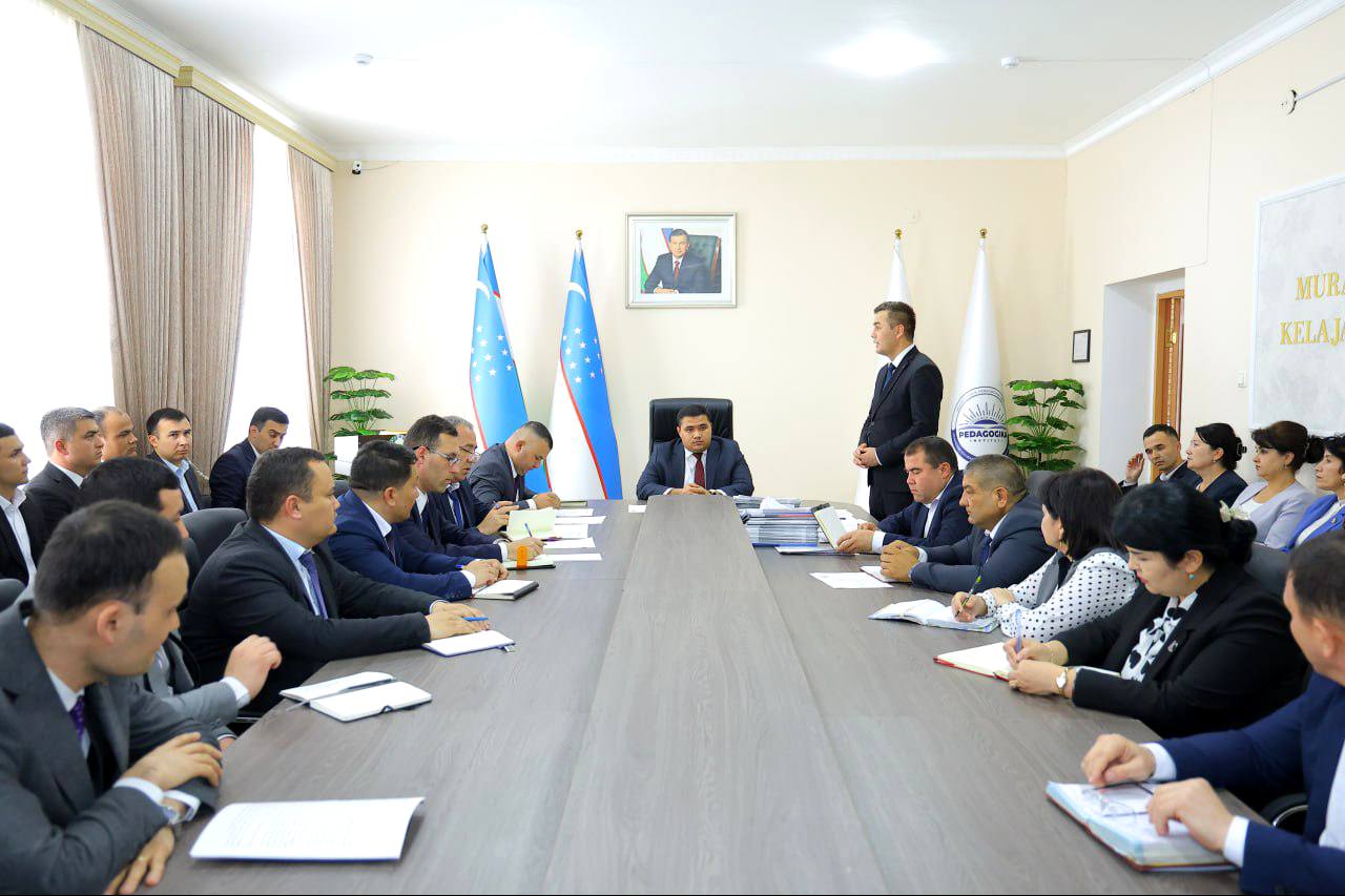 URGANCH DAVLAT PEDAGOGIKA INSTITUTI KENGASHINING NAVBATDAGI YIG‘ILISHI BO‘LIB O‘TDI