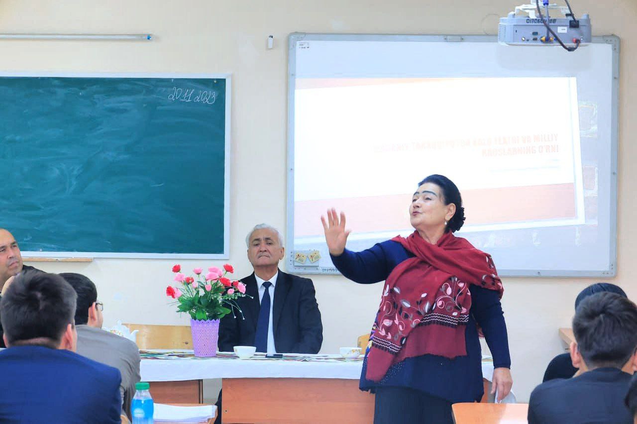 urspi.uz;UrDPIda Xalq artistlari ishtirokida ochiq dars o'tkazildi