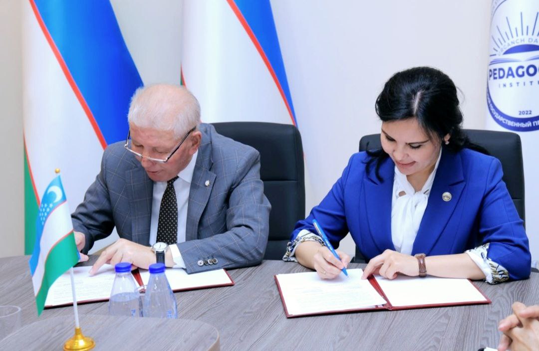 A MEMORANDUM WAS SIGNED BETWEEN THE URGANCH STATE PEDAGOGICAL INSTITUTE AND THE SCIENTIFIC RESEARCH INSTITUTE OF PEDAGOGICAL SCIENCES OF UZBEKISTAN NAMED AFTER QORI NIYOZI