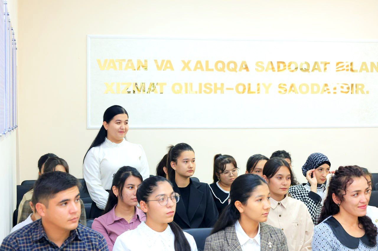 URGANCH DAVLAT PEDAGOGIKA INSTITUTIDA “KEKSALAR HAFTALIGI” DOIRASIDA “NURONIYLAR YOSHLAR NIGOHIDA”;urspi;urspi.uz;