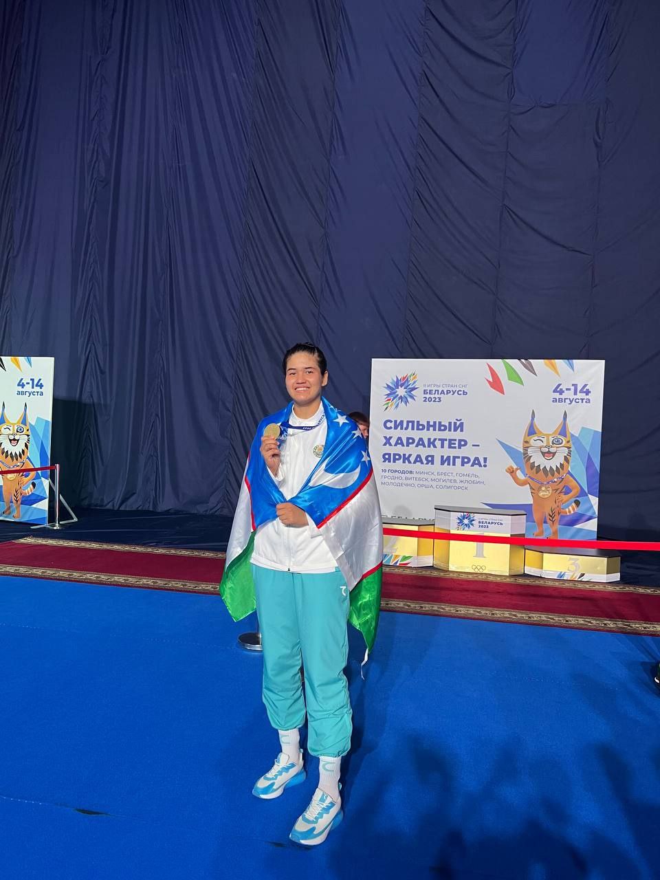 II MDH O‘YINLARIDA TALABAMIZ OLTINOY SOTIMBOYEVA SHOHSUPANING ENG YUQORI POGʻONASIGA KOʻTARILDI VA OLTIN MEDAL SOHIBASIGA AYLANDI;urspi;urspi.uz;