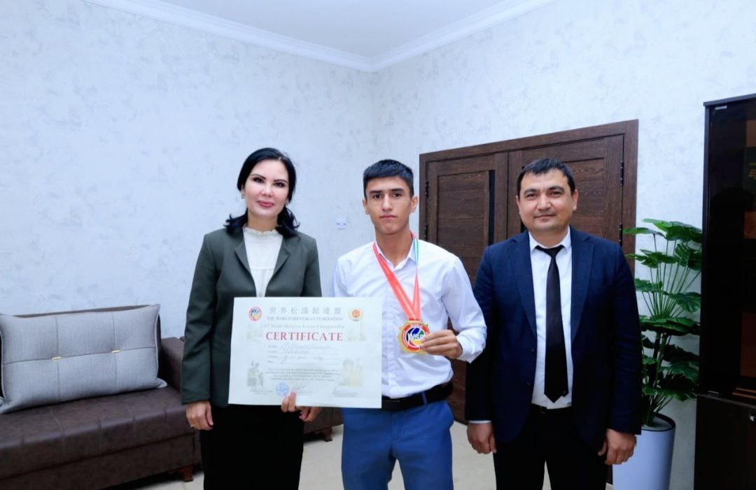 A STUDENT OF THE URGENCH STATE PEDAGOGICAL INSTITUTE WON A GOLD MEDAL AT THE 13TH WORLD CHAMPIONSHIP IN SHOTOKAN KARATE-DO.