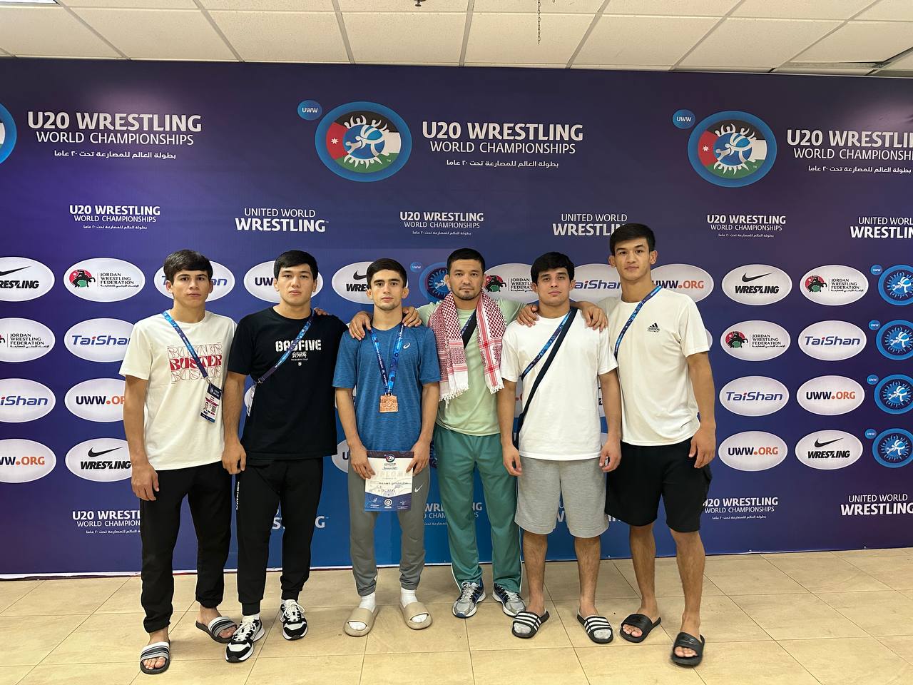IORDANIYANING AMMAN SHAHRIDA BO’LIB O’TGAN U 20  WRESTLING BO‘YICHA JAHON CHEMPIONATIDA BRONZA MEDAL;urspi;urspi.uz;