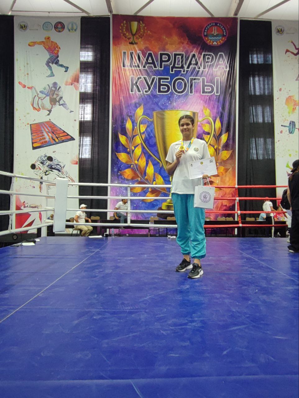 URGANCH DAVLAT PEDAGOGIKA INSTITUTI ANIQ VA AMALIY FANLAR FAKULTETI 222-GURUH TALABASI, URGANCH TUMANI SPORT MAKTABI SPORTCHISI OLTINOY SOTIMBOYEVA 81 KG VAZN TOIFASIDA OLTIN MEDALNI QO‘LGA KIRITDI VA O‘Z VAZN TOIFASIDA MUTLAQ G‘OLIBLIKNI QO‘LGA KIRITDI;urspi;urspi.uz;