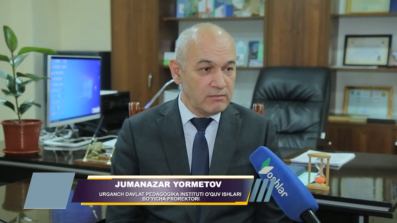 XORAZM TELEKANALINING “YOSHLAR SIYOSATI AMALDA” KO‘RSATUVIDA URGANCH DAVLAT PEDAGOGIKA INSTITUTI FAOLIYATI HAR TOMONLAMA YORITILDI