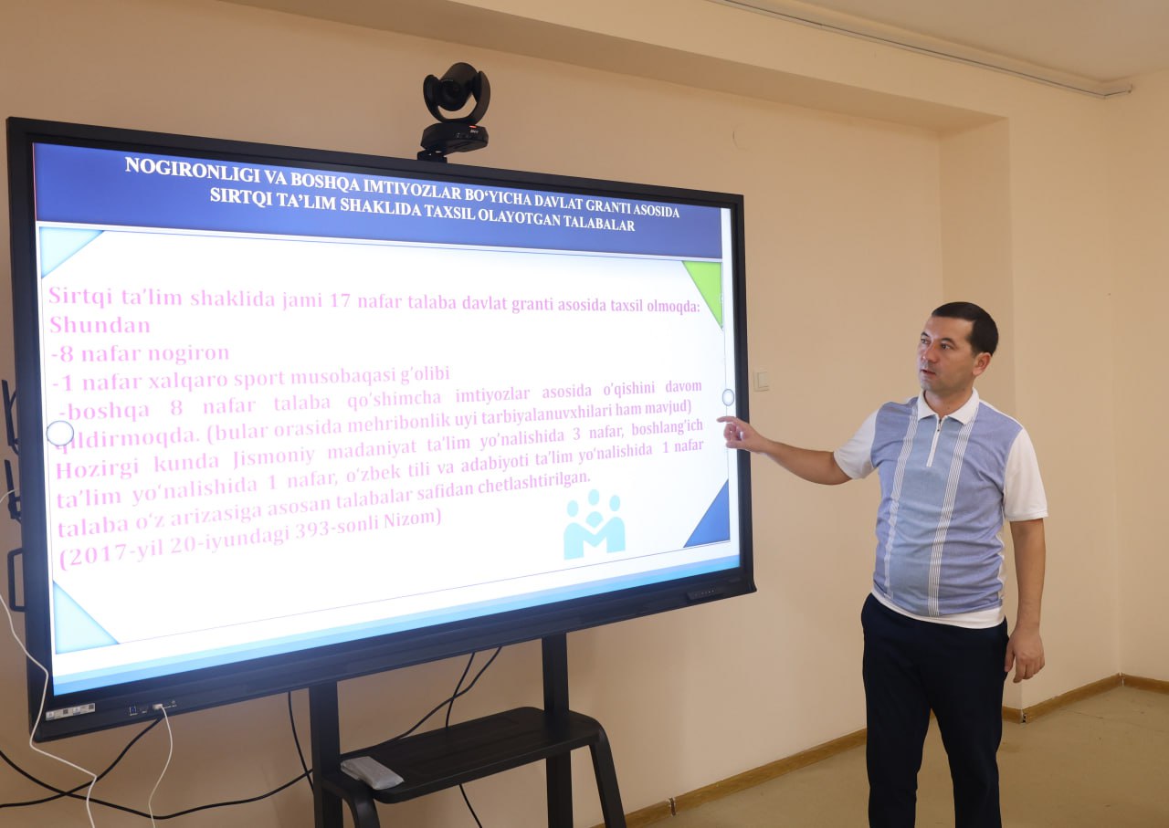urspi.uz; URGANCH DAVLAT PEDAGOGIKA INSTITUTI KENGASHINING 10-MAJLISI  BO‘LIB O‘TDI 