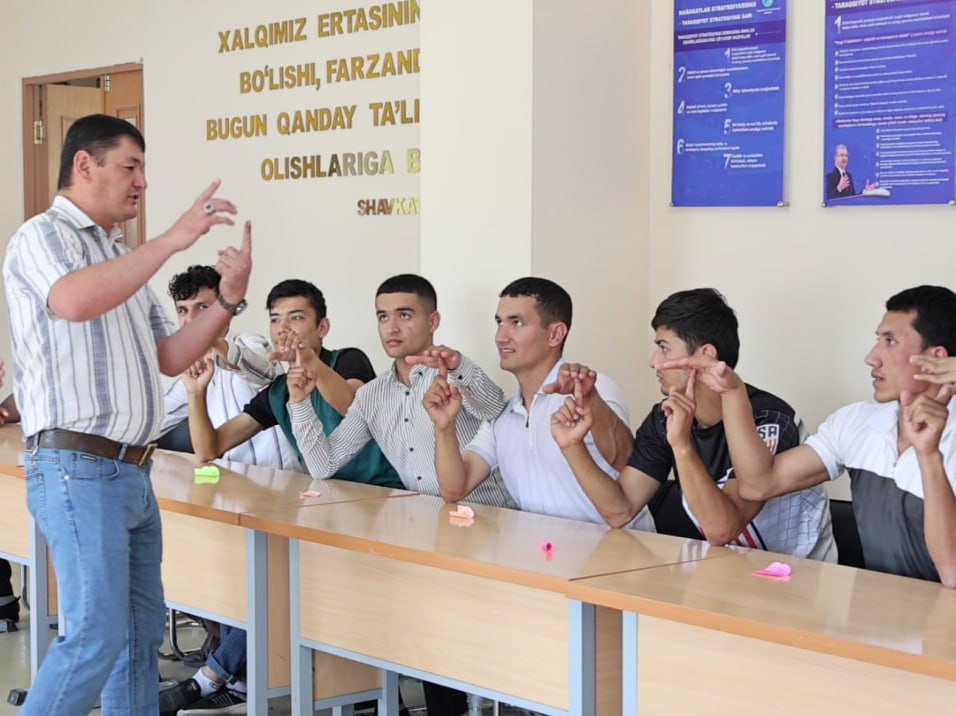urspi.uz;“BARCHASI O‘Z QO‘LINGDA”, “STRESSLARSIZ HAYOT GO‘ZAL” MAVZULARIDA PSIXOLOGIK-TRENING O‘TKAZILDI