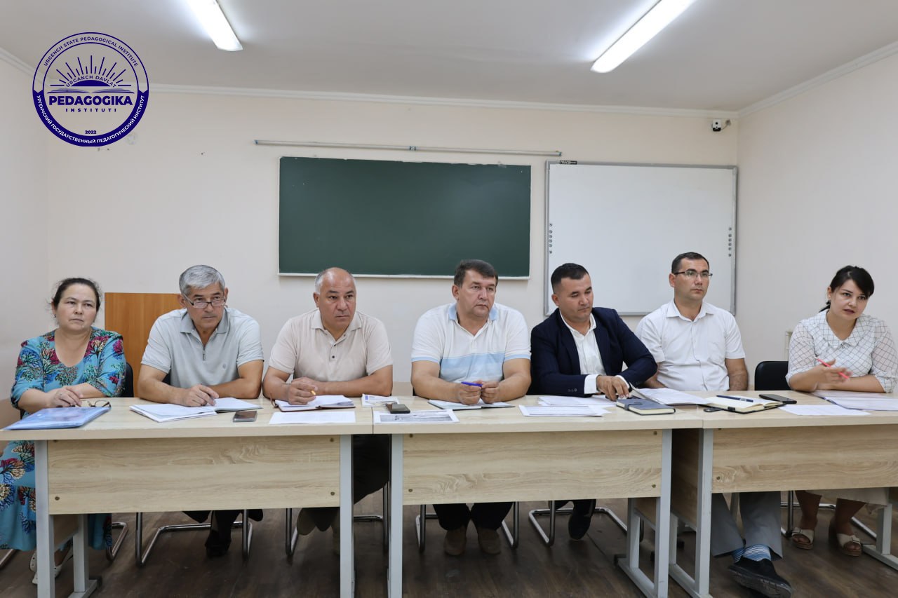 URGANCH DAVLAT PEDAGOGIKA INSTITUTIDA ISH FAOLIYATINI OLIB BORISH UCHUN HUJJAT TOPSHIRGAN TALABGORLAR BILAN SUHBAT JARAYONLARI BO‘LIB O‘TMOQDA;urspi;urspi.uz;