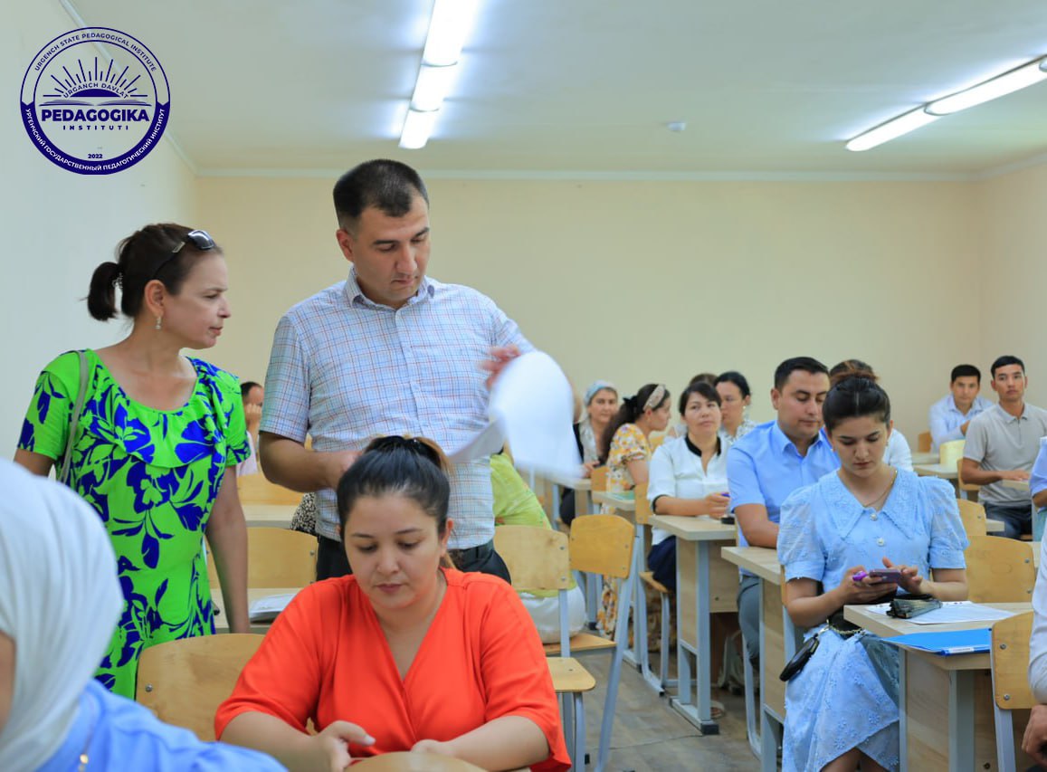 INTERVIEW PROCESSES ARE UNDERWAY WITH APPLICANTS WHO HAVE SUBMITTED DOCUMENTS TO CARRY OUT WORK ACTIVITIES AT THE URGANCH STATE PEDAGOGICAL INSTITUTE.