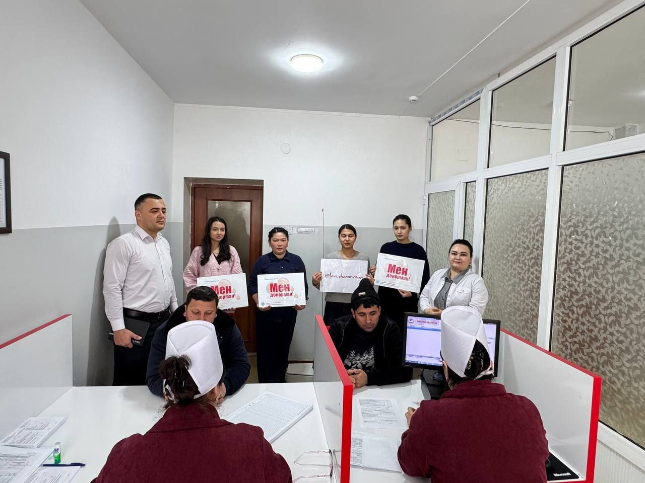 “Men donorman” ezgulik aksiyasi yordamga muhtoj bemorlar uchun donorlik xayriya tadbiri.